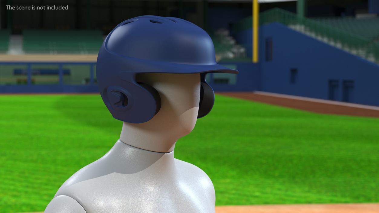 3D model Baseball Batting Helmet 2