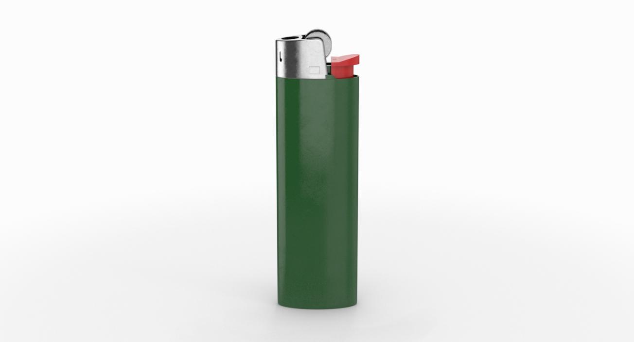 3D Disposable Plastic Gas Lighter Generic model