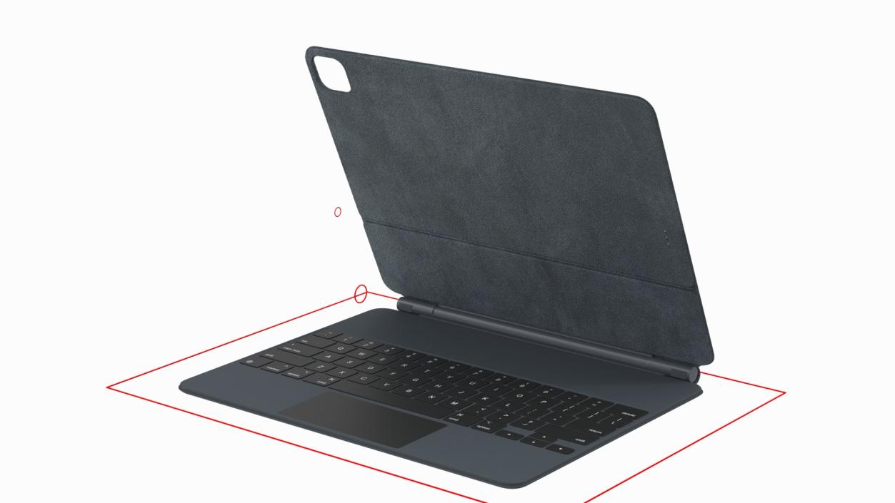 3D model Magic Keyboard for 12.9 inch Ipad Rigged