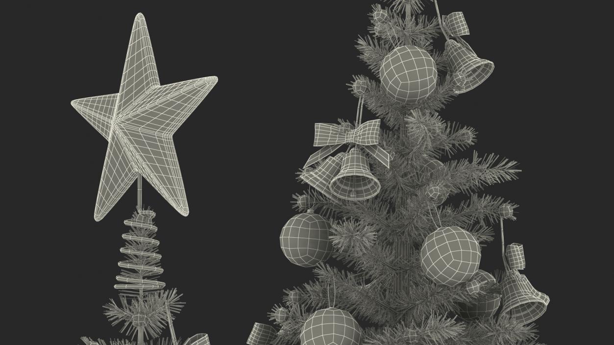 3D Small Holiday Christmas Tree model