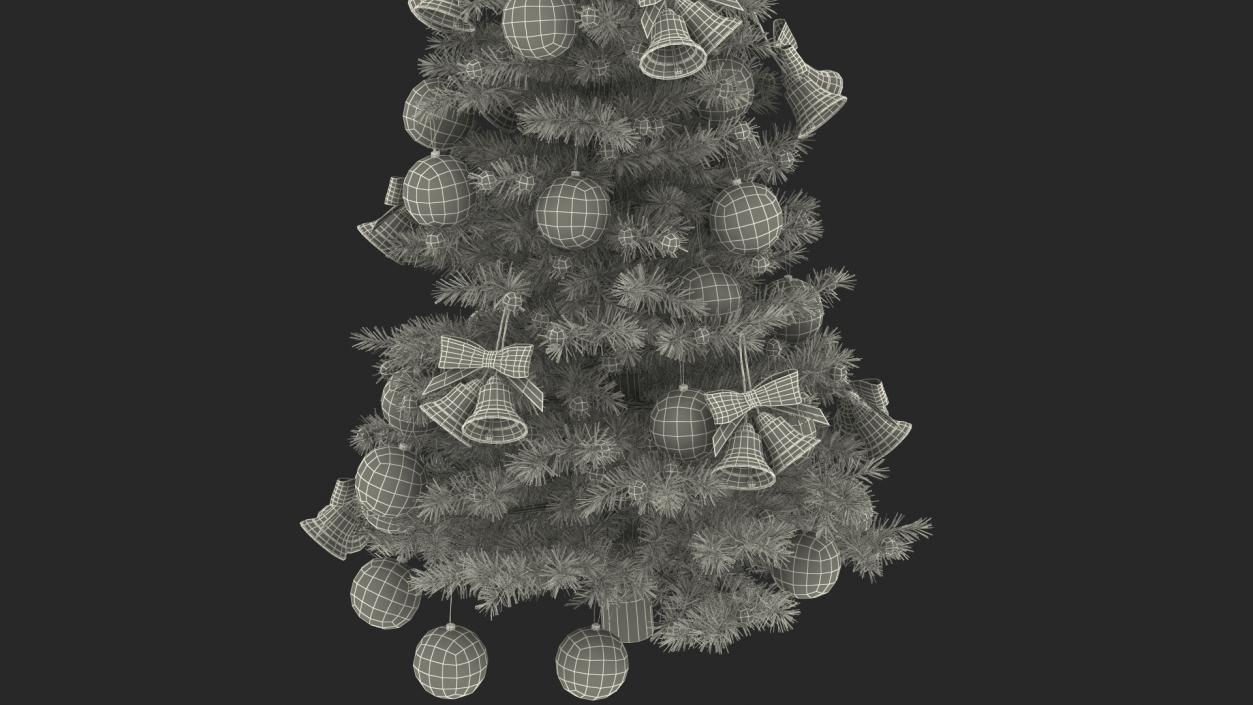 3D Small Holiday Christmas Tree model