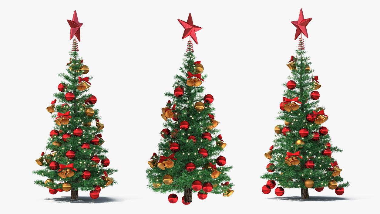 3D Small Holiday Christmas Tree model