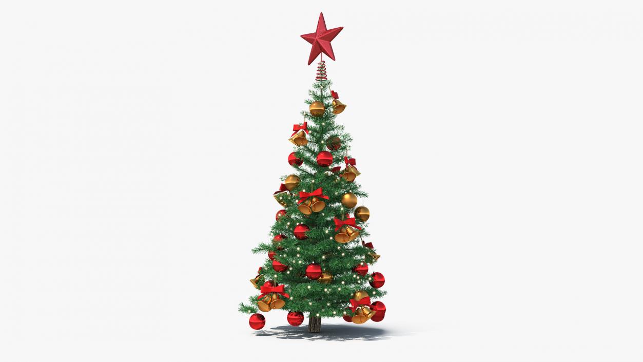 3D Small Holiday Christmas Tree model