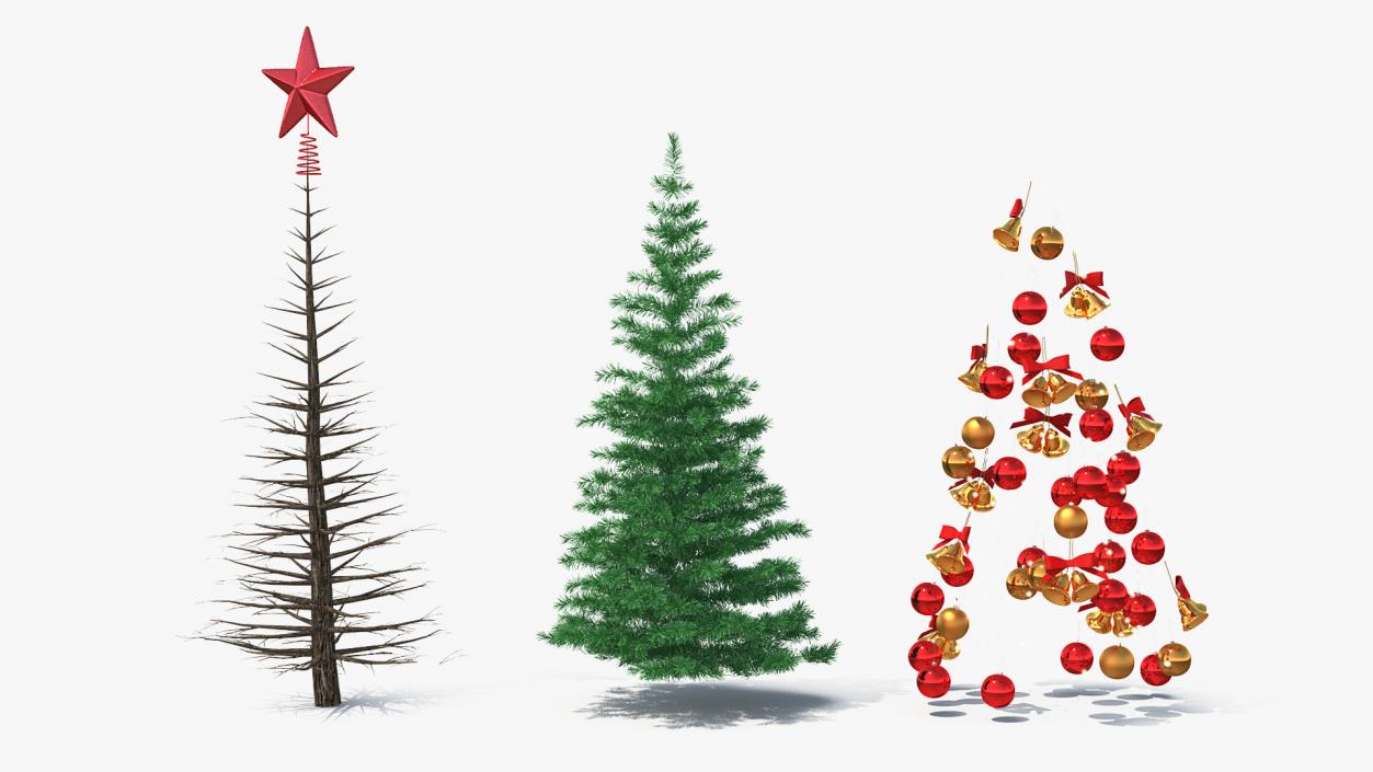 3D Small Holiday Christmas Tree model