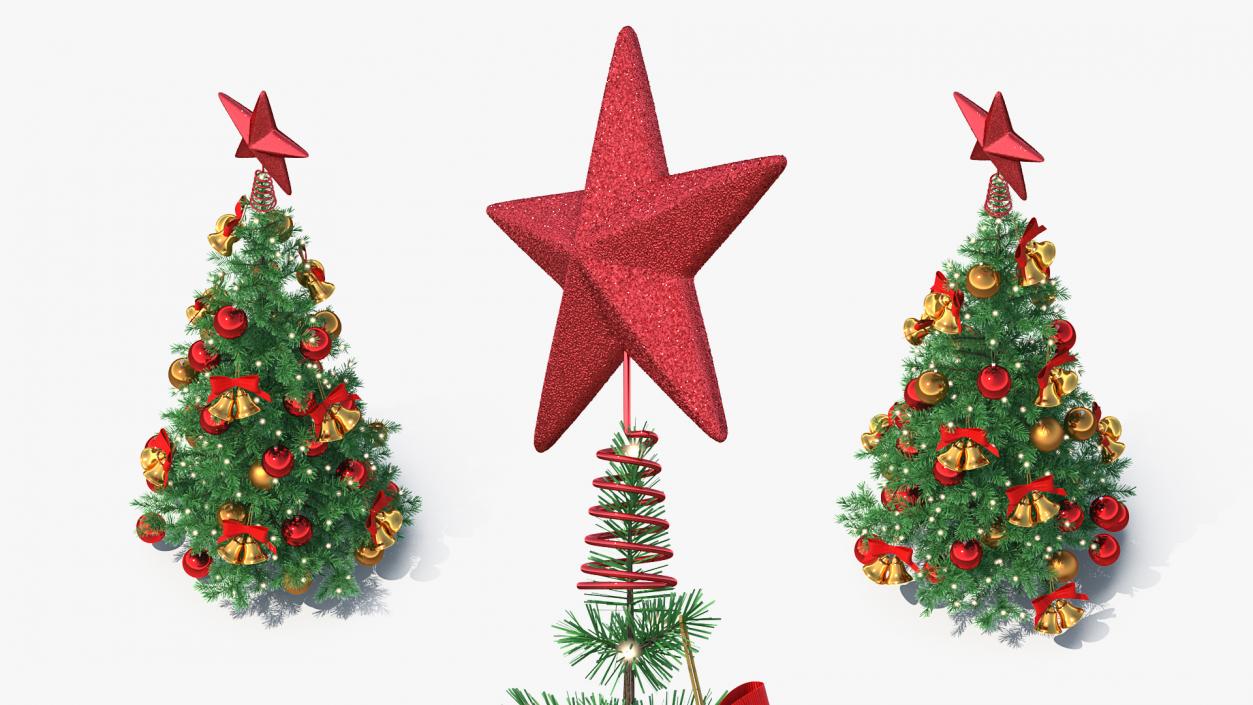 3D Small Holiday Christmas Tree model