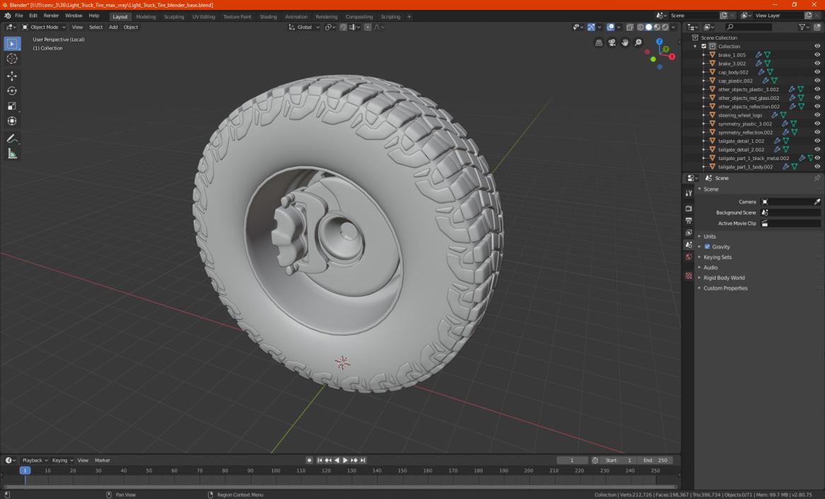 3D Light Truck Tire