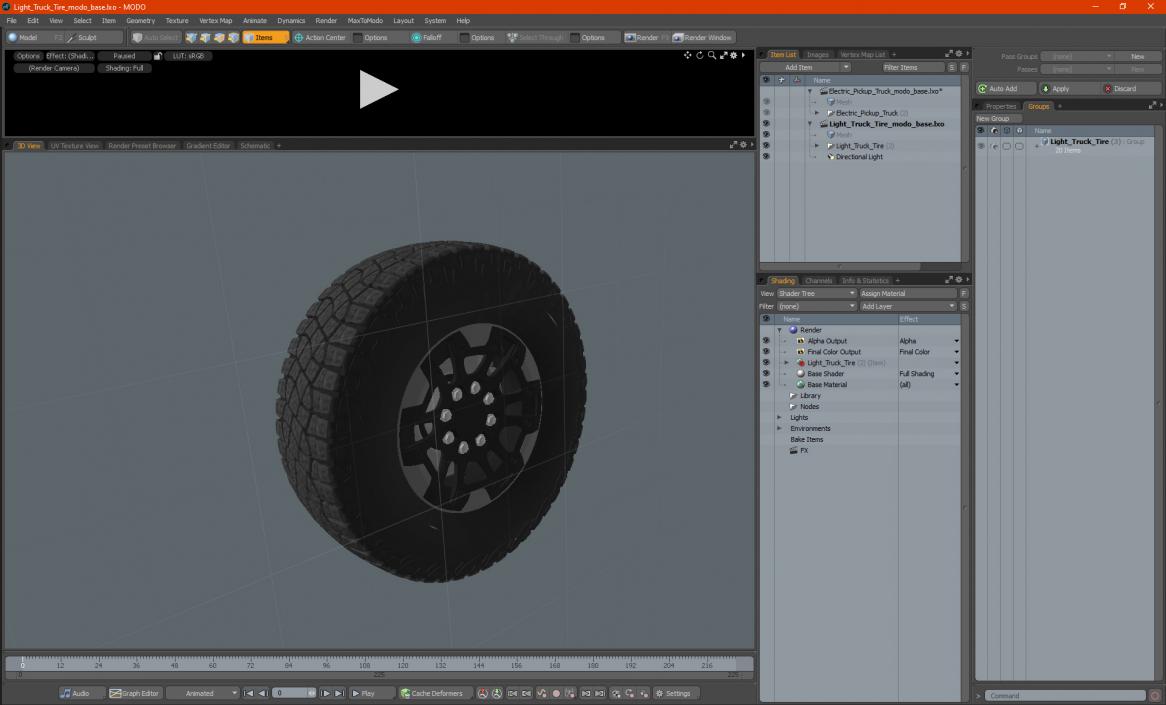 3D Light Truck Tire