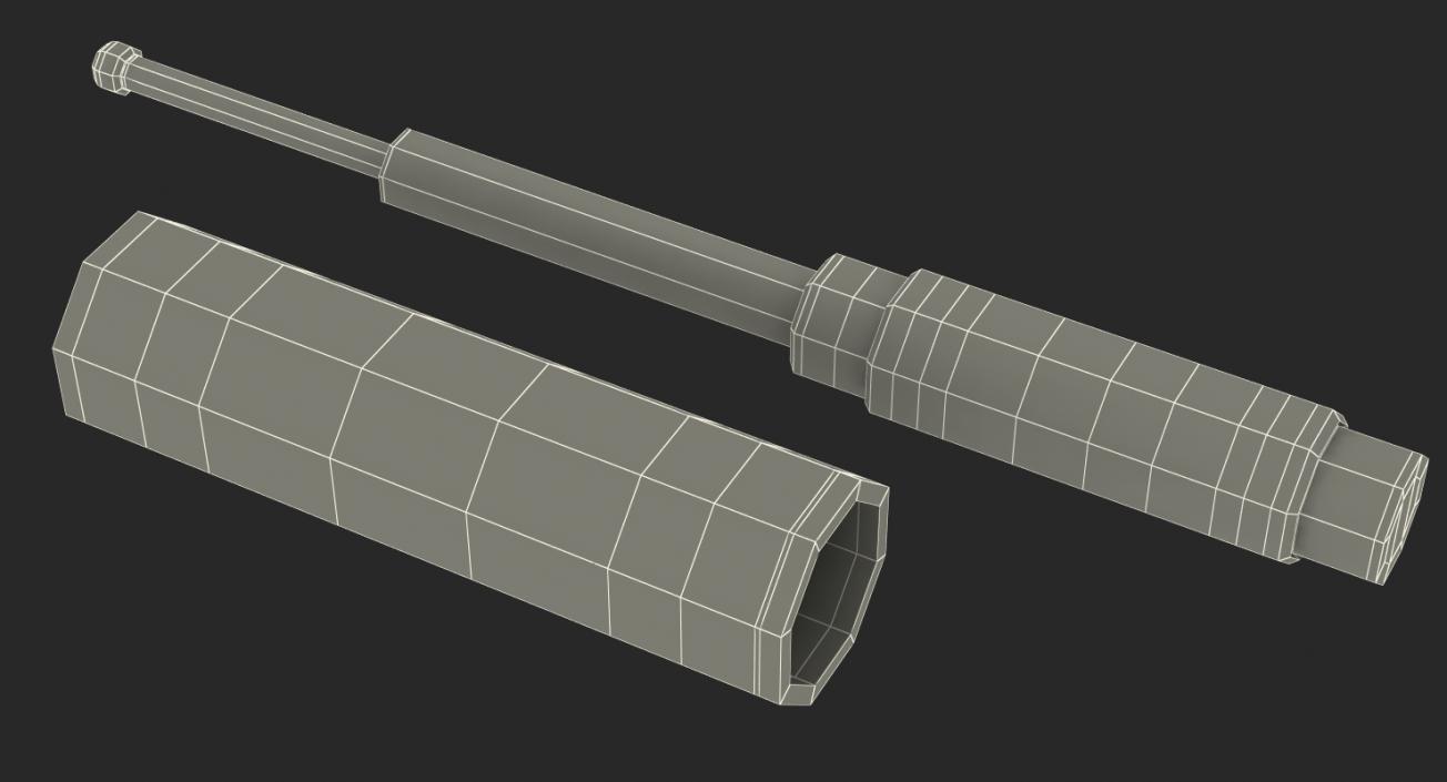 Steel Riot Expandable Baton 3D