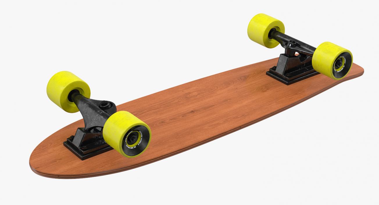 Kicktail Skateboard Generic 3D