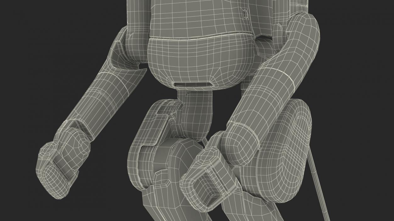 3D Digit Robot Rigged model