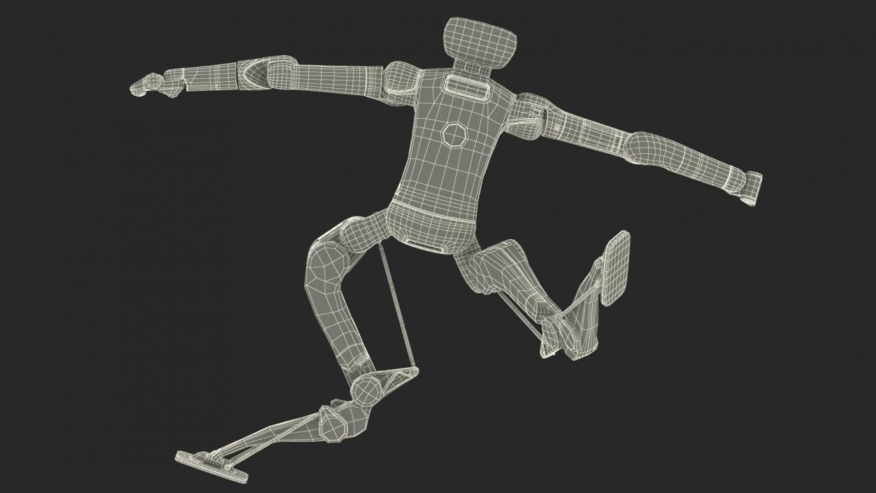 3D Digit Robot Rigged model