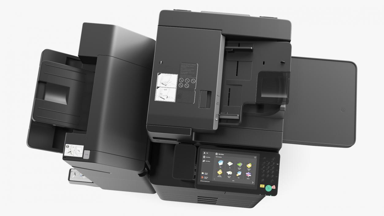 Laser MFP Black with Booklet Finisher 3D