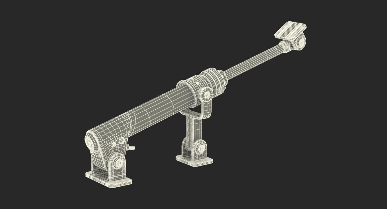 Anodized Hydraulic Cylinder 8 3D model