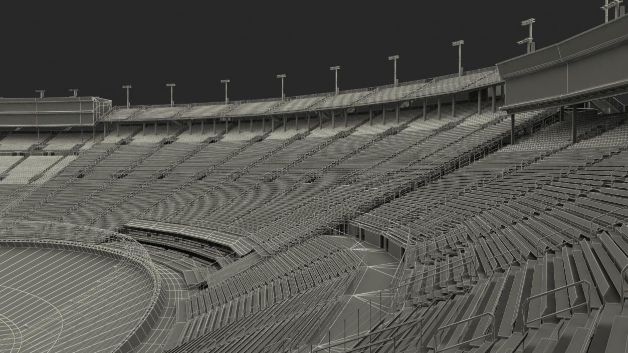 3D Short Track NASCAR Bristol Motor Speedway