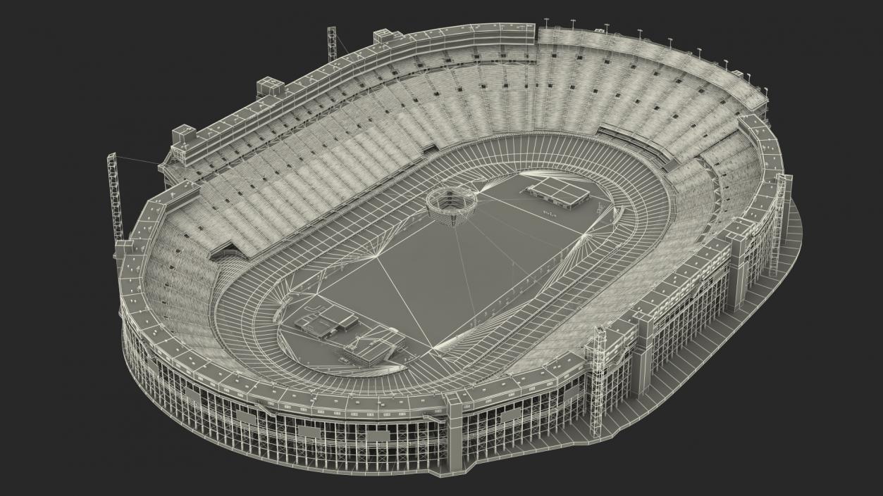 3D Short Track NASCAR Bristol Motor Speedway