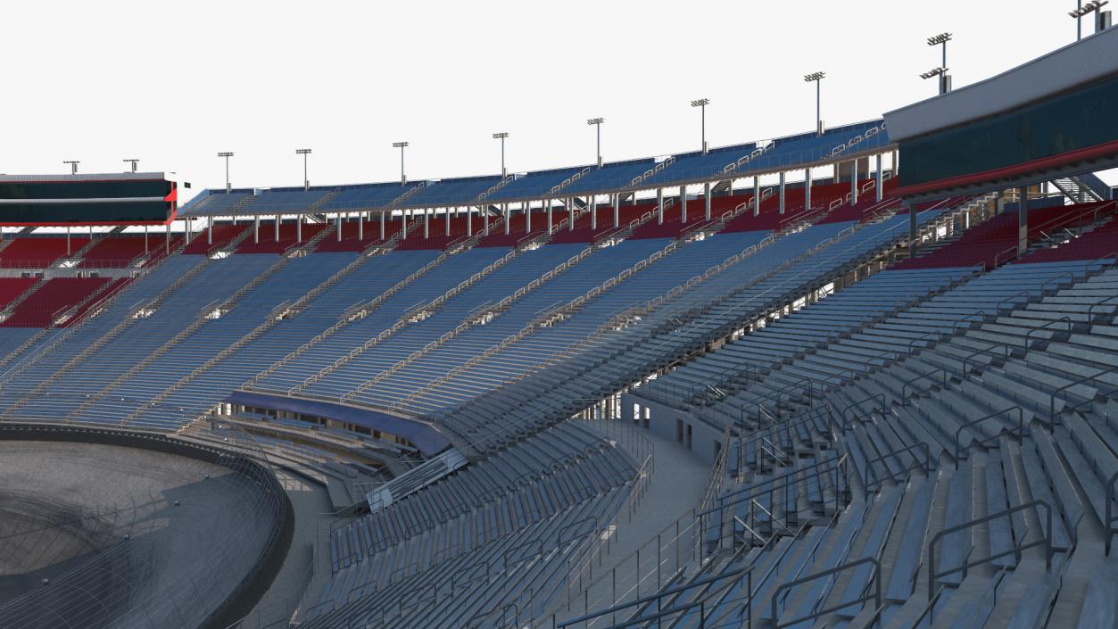 3D Short Track NASCAR Bristol Motor Speedway