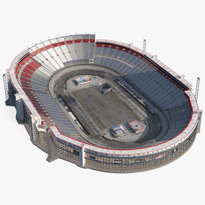 3D Short Track NASCAR Bristol Motor Speedway