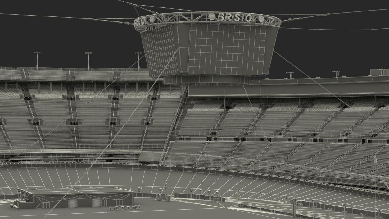 3D Short Track NASCAR Bristol Motor Speedway