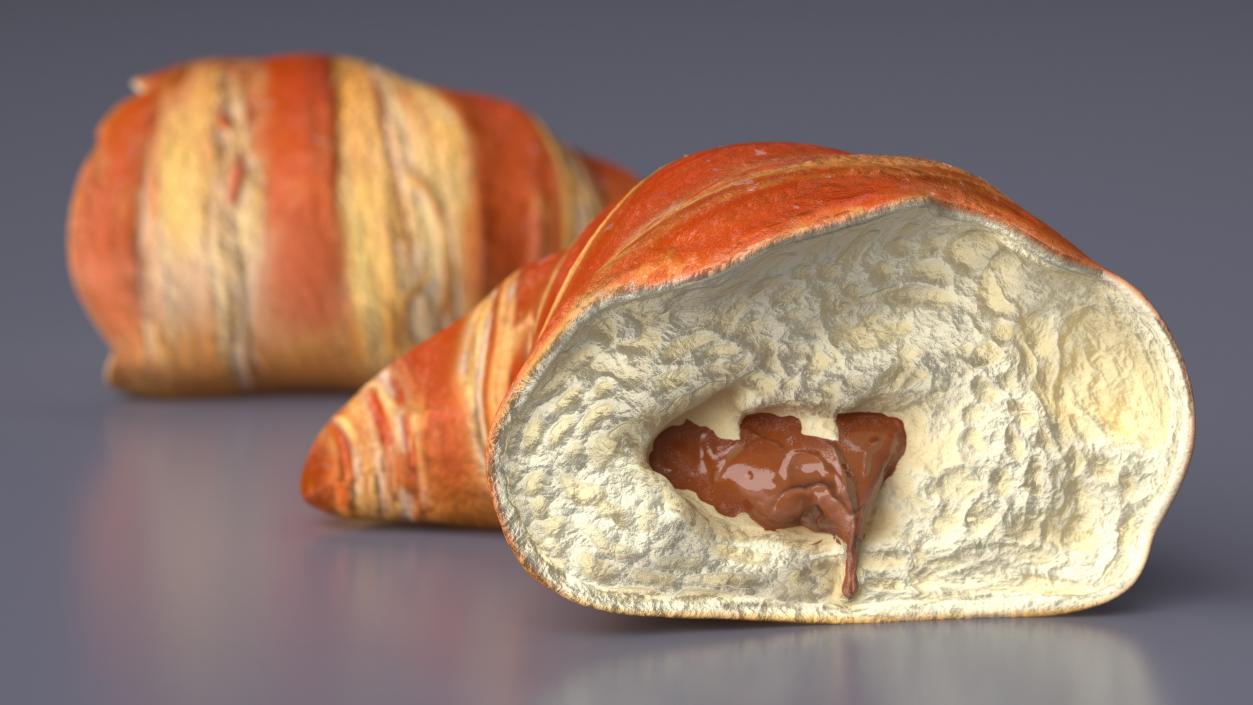 Half of Croissant 3D