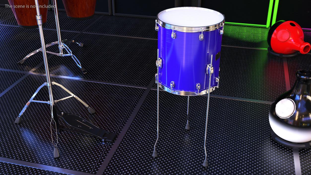 Floor Tom Drum 3D model