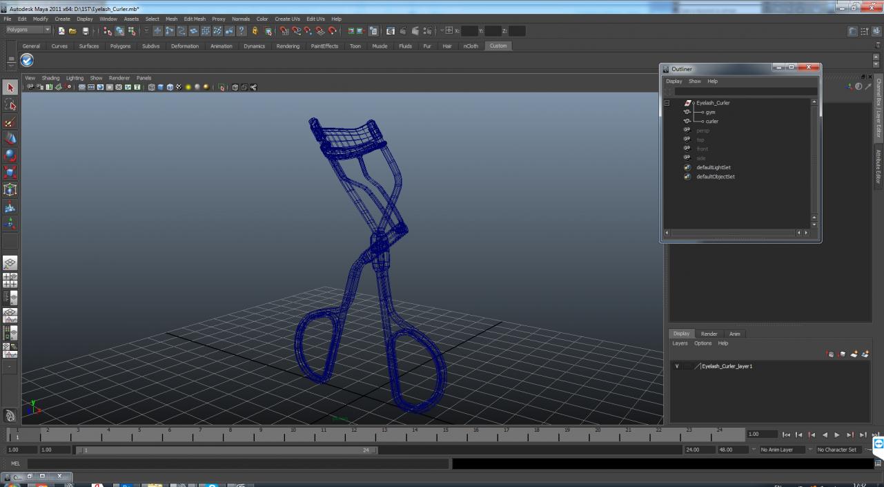 Eyelash Curler 3D model