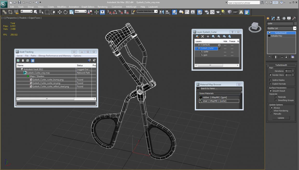 Eyelash Curler 3D model