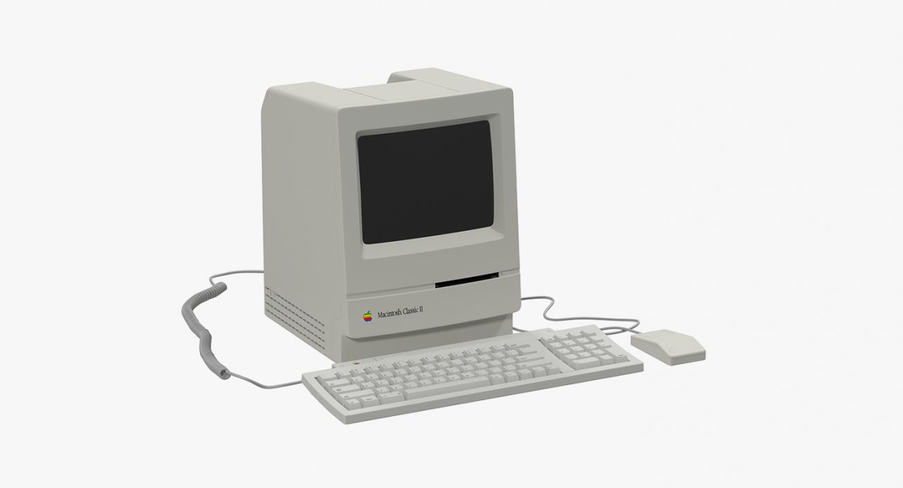 Retro Apple Computers Collection 2 3D model