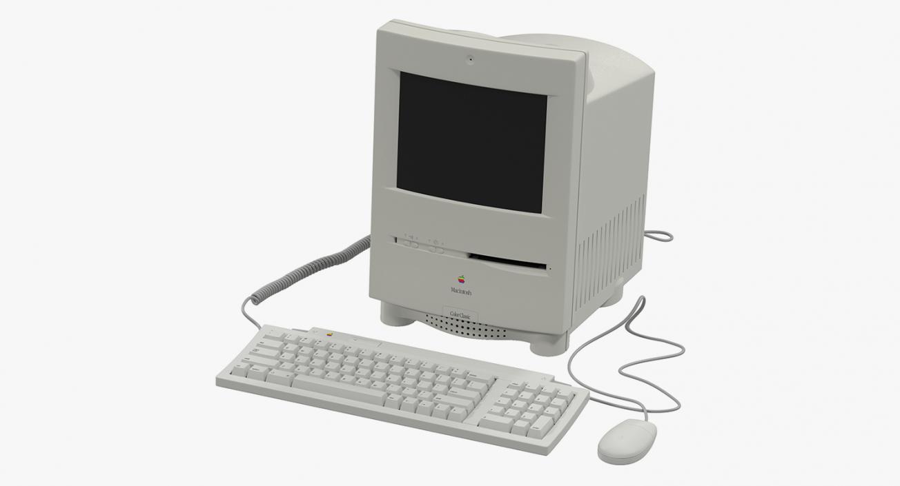 Retro Apple Computers Collection 2 3D model