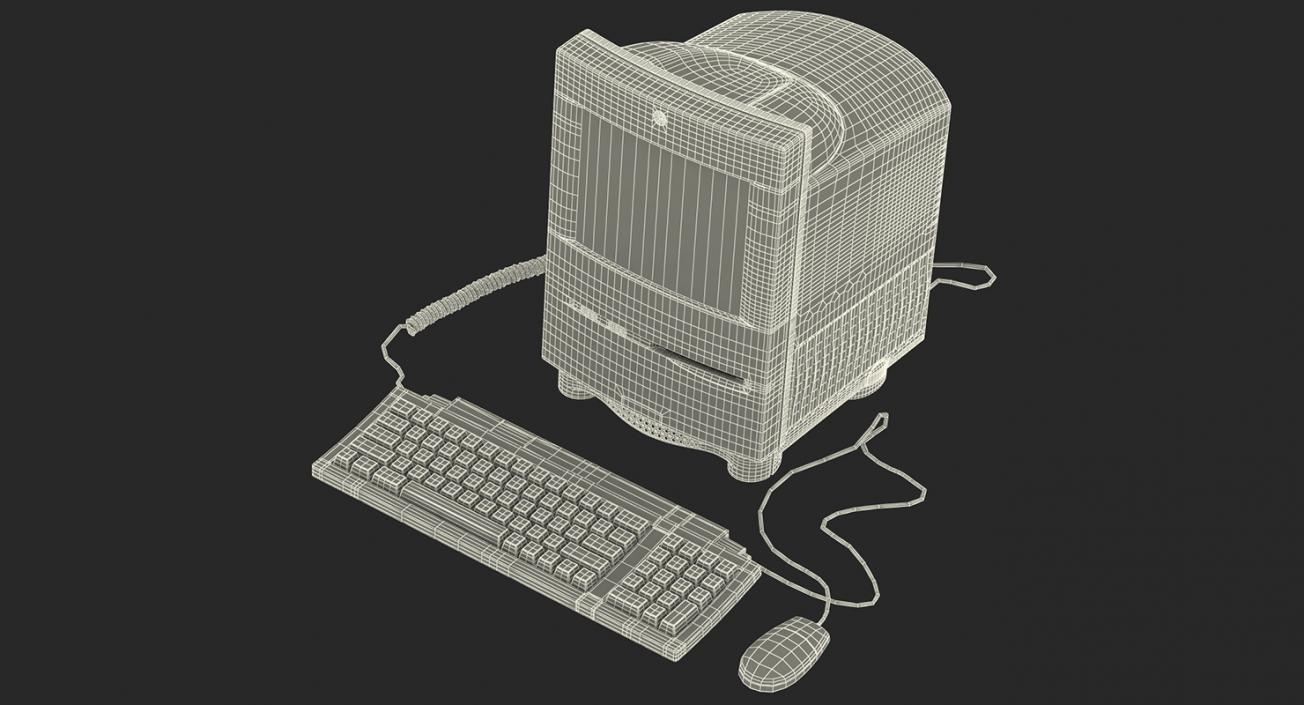 Retro Apple Computers Collection 2 3D model