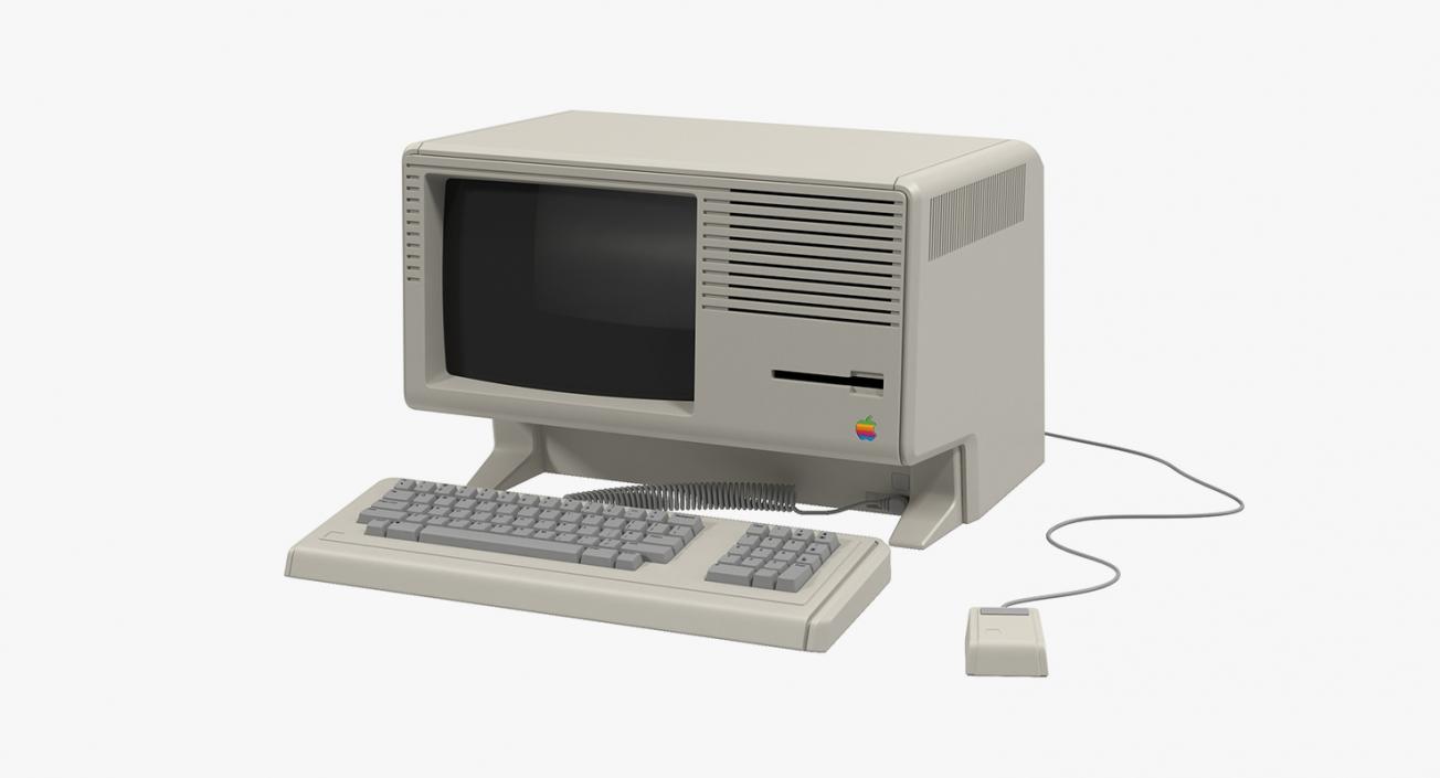 Retro Apple Computers Collection 2 3D model