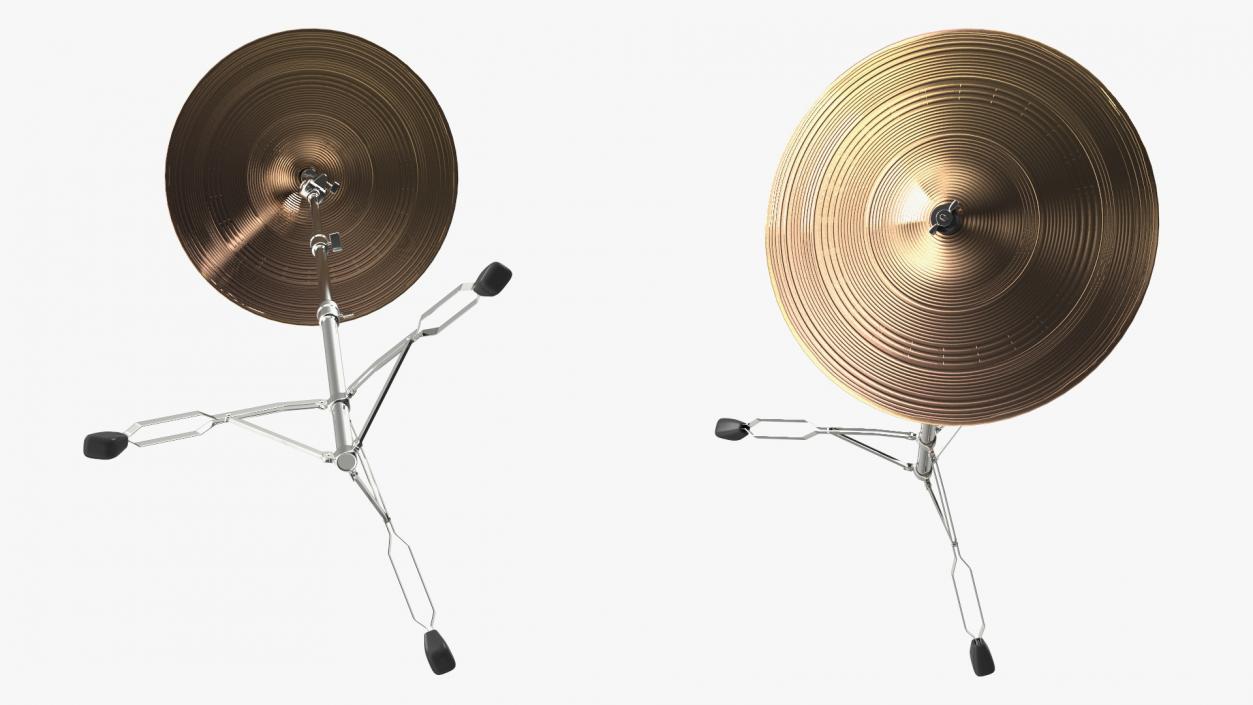 3D Crash Cymbal with Stand model