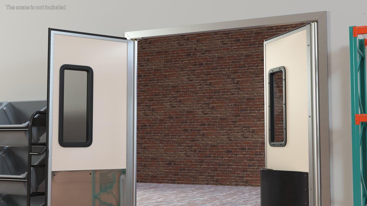 Impact Traffic Beige Polymer Doors 3D model