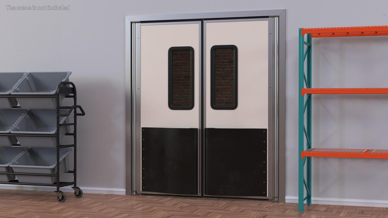 Impact Traffic Beige Polymer Doors 3D model