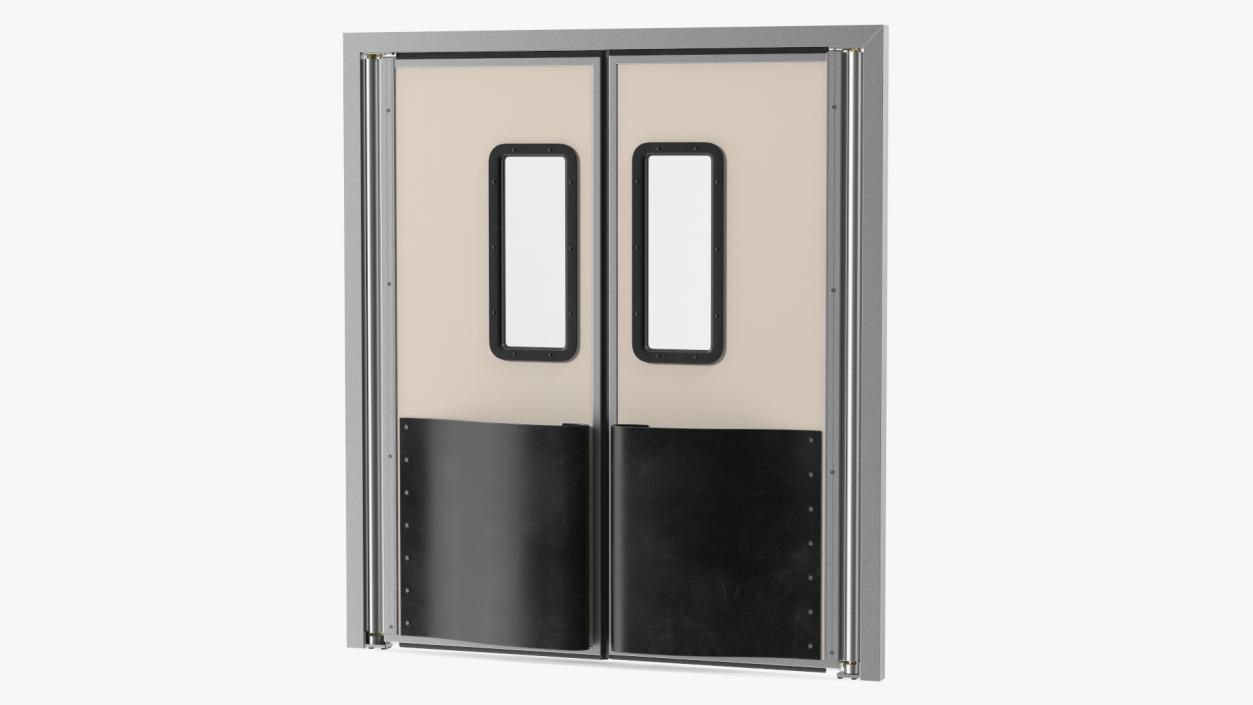 Impact Traffic Beige Polymer Doors 3D model