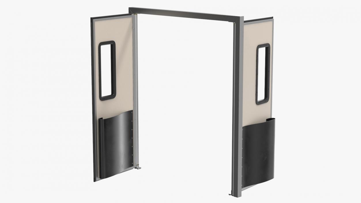 Impact Traffic Beige Polymer Doors 3D model