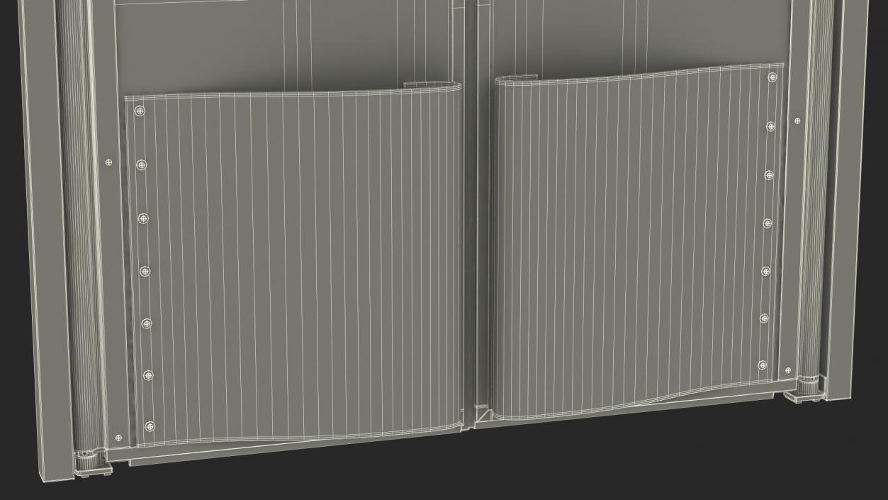 Impact Traffic Beige Polymer Doors 3D model