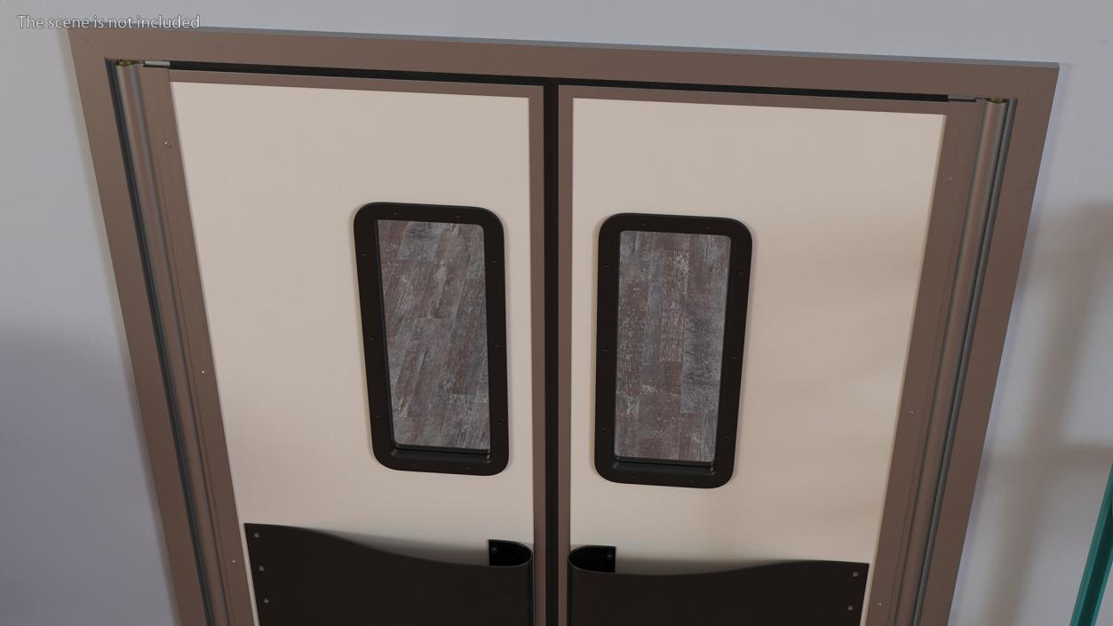 Impact Traffic Beige Polymer Doors 3D model