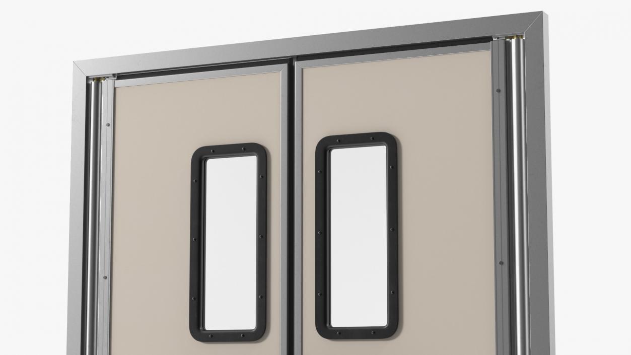 Impact Traffic Beige Polymer Doors 3D model