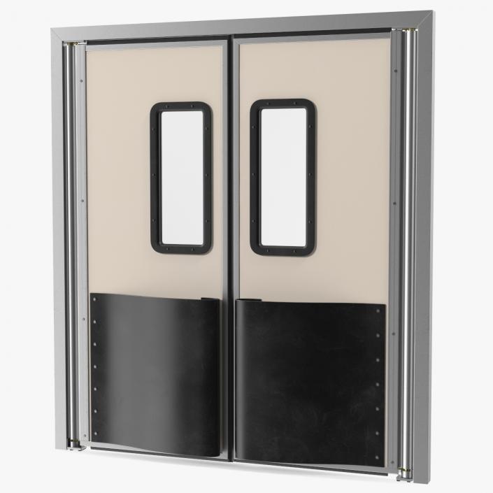 Impact Traffic Beige Polymer Doors 3D model