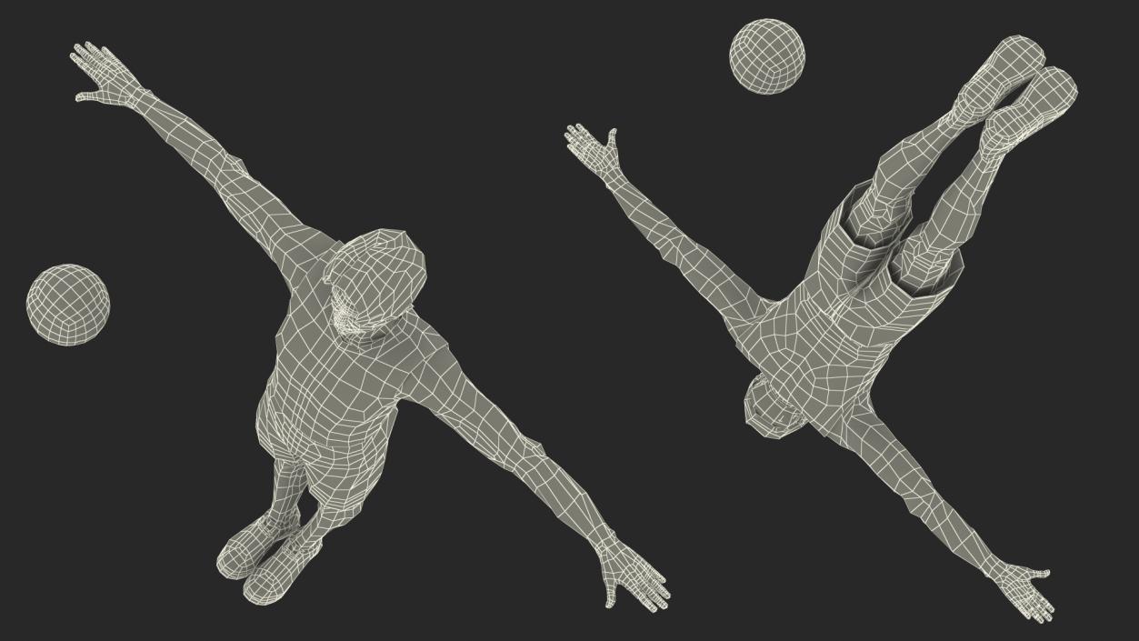 Chinese Volleyball Player Rigged 3D