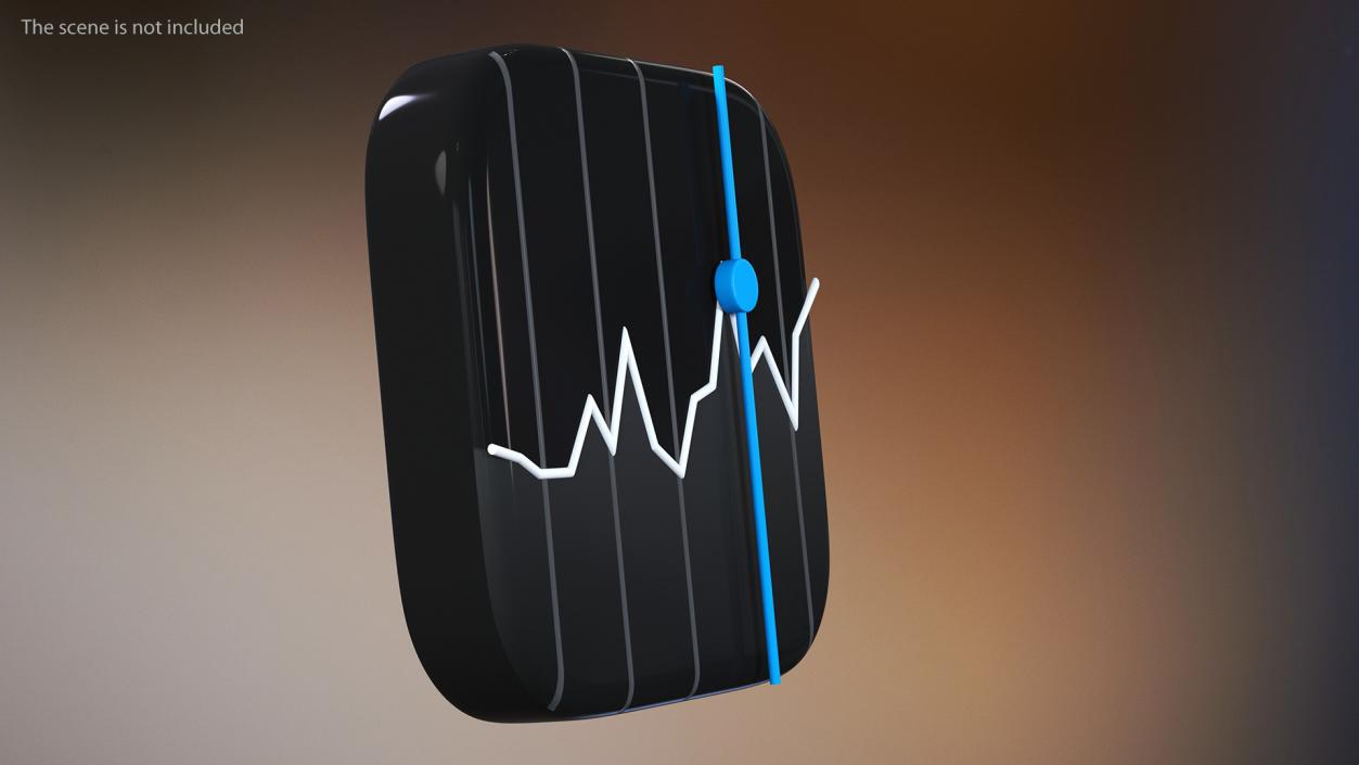 iPhone iOS Stocks Icon 2 3D model