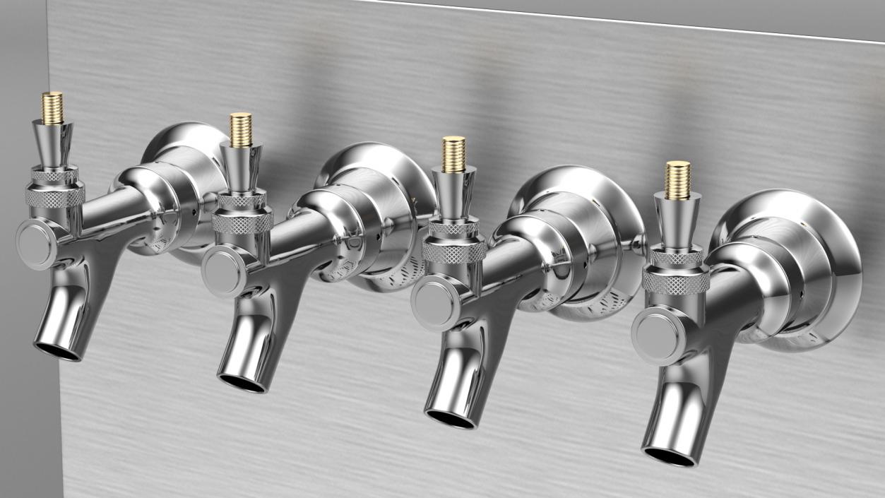 3D model Wall Mount Beer Dispenser