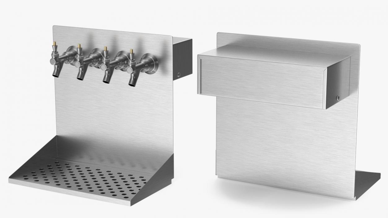 3D model Wall Mount Beer Dispenser