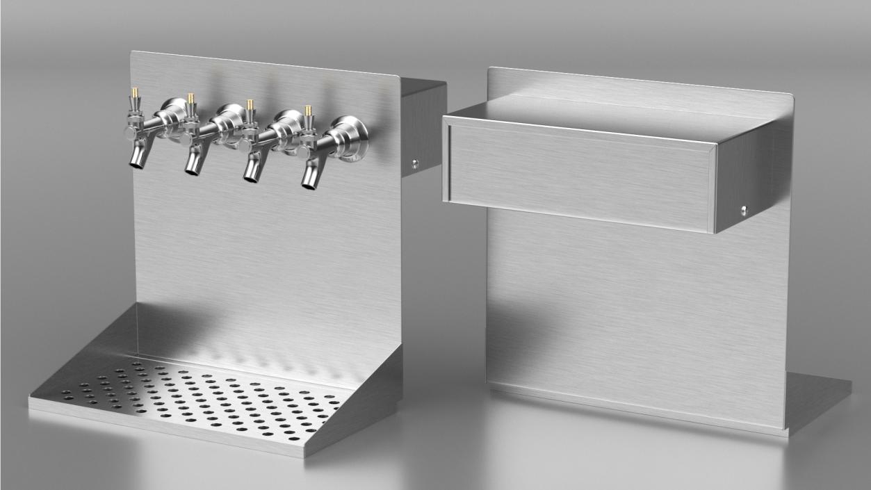 3D model Wall Mount Beer Dispenser