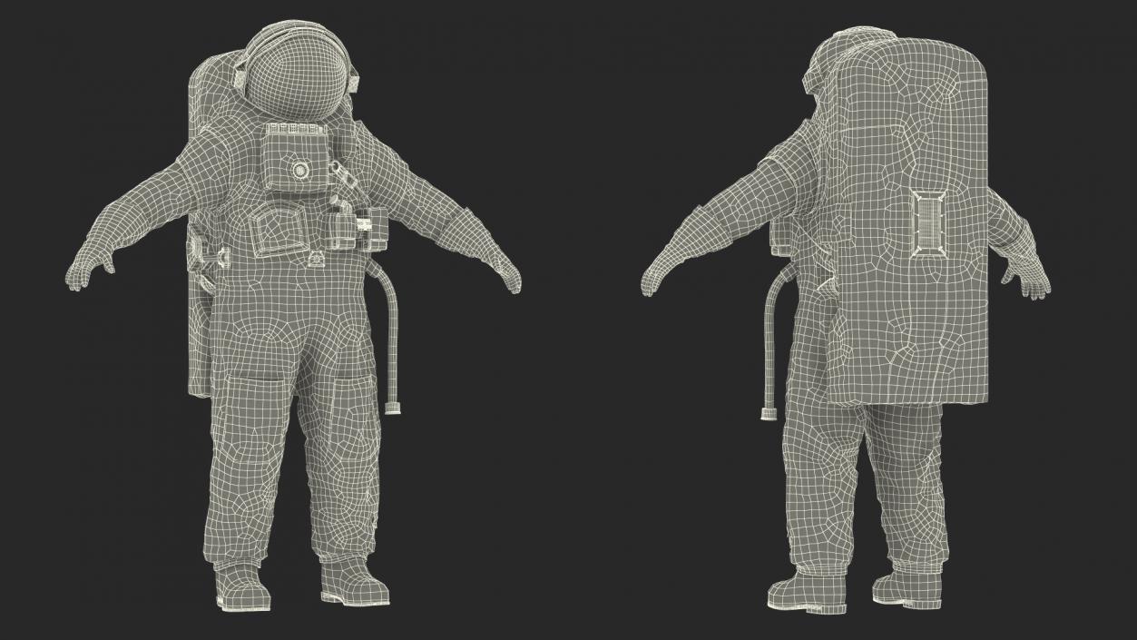 3D Chinese Astronaut Space Suit Haiying