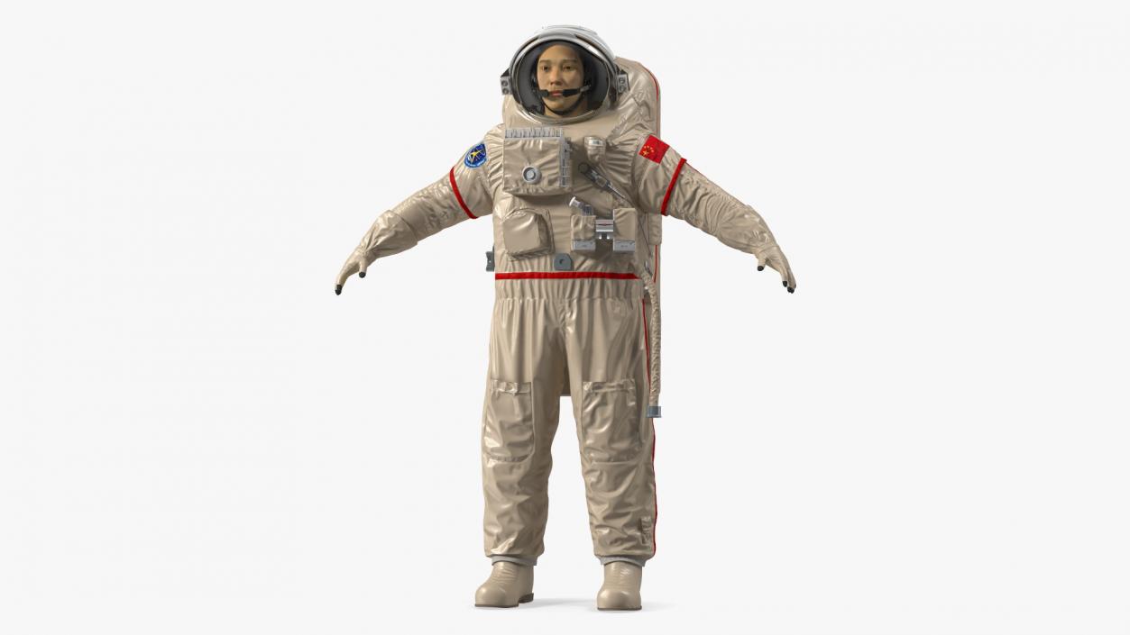 3D Chinese Astronaut Space Suit Haiying