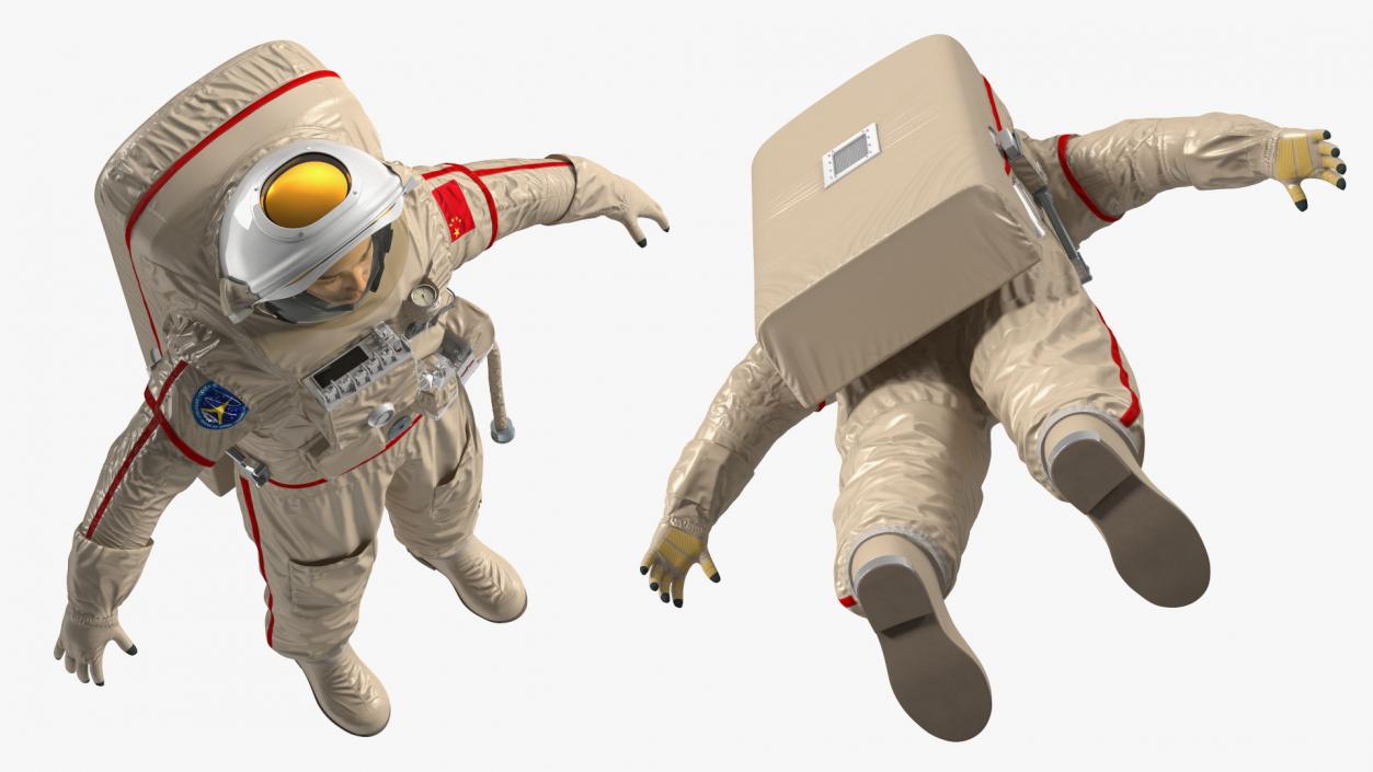 3D Chinese Astronaut Space Suit Haiying