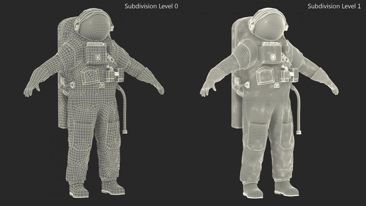 3D Chinese Astronaut Space Suit Haiying