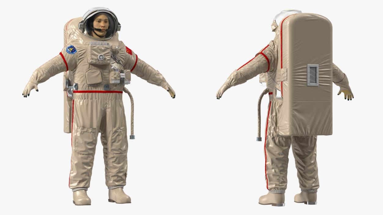 3D Chinese Astronaut Space Suit Haiying