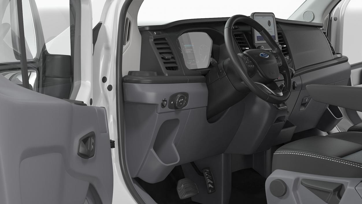 3D model Ford Transit Cargo 2020 Rigged